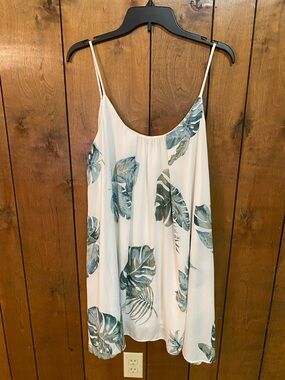 Adrienne Cream V-Neck Slip Dress